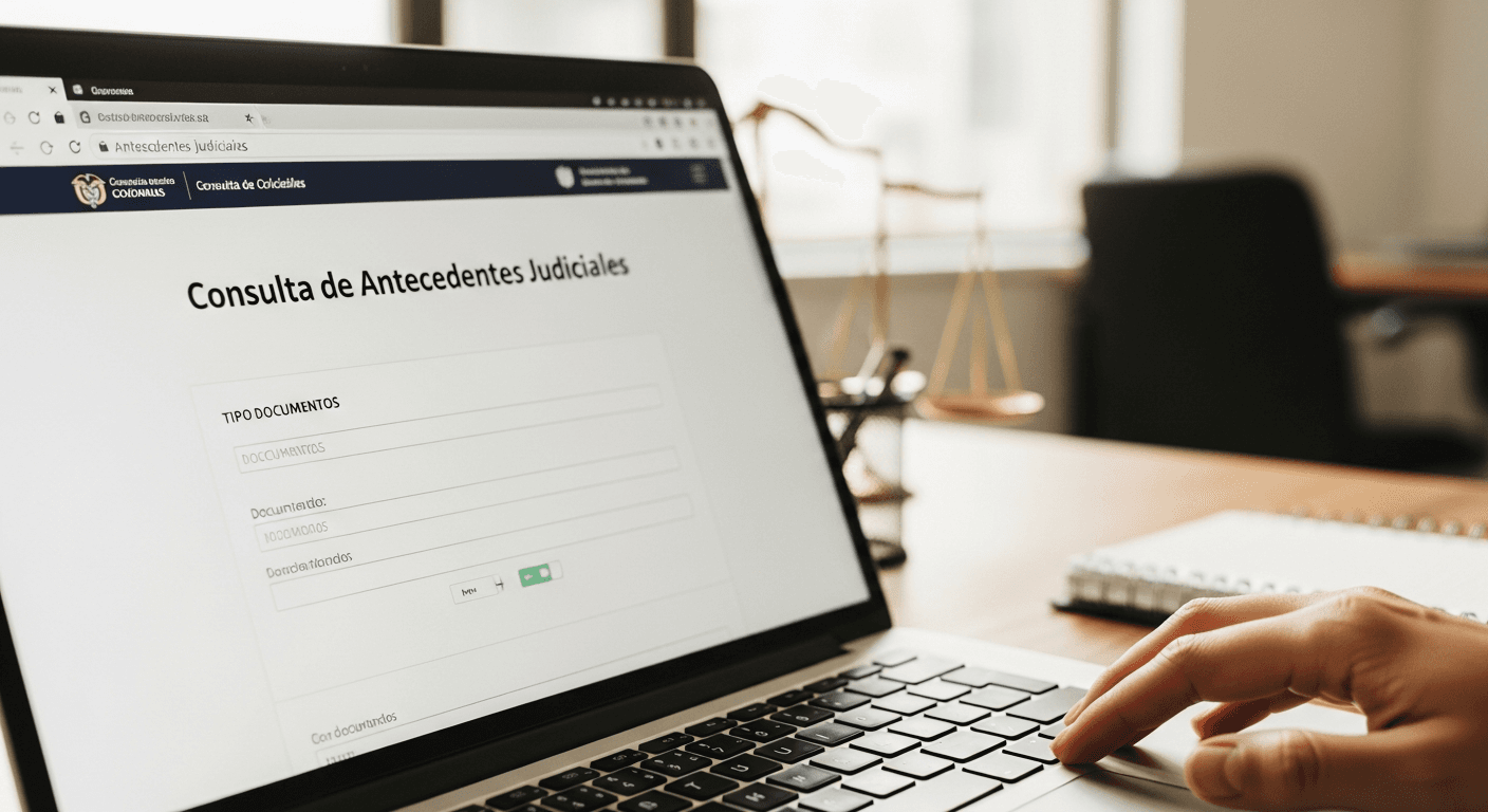 Como consultar antecedentes judiciales colombia paso a paso guia