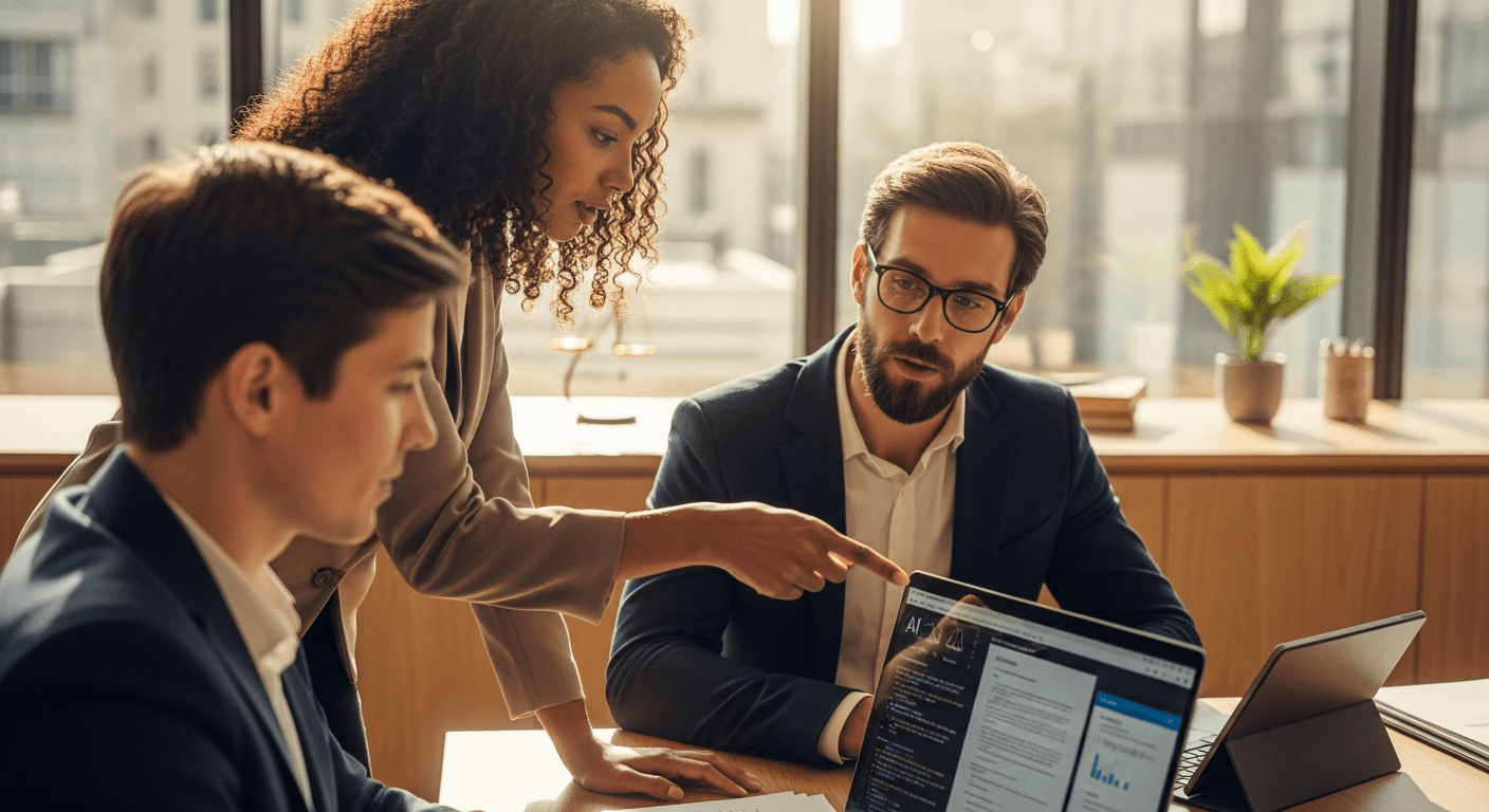 Professional receiving artificial intelligence law certification diploma