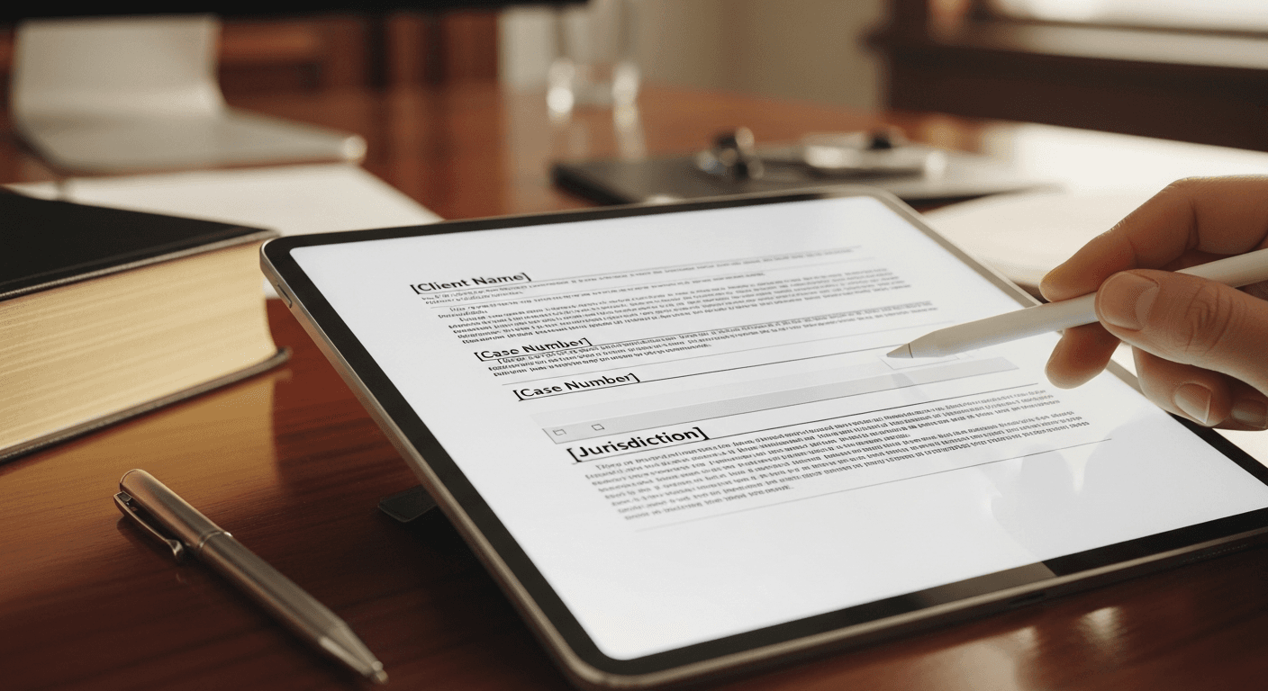 Legal professionals using document assembly platform to create contracts and legal forms efficiently