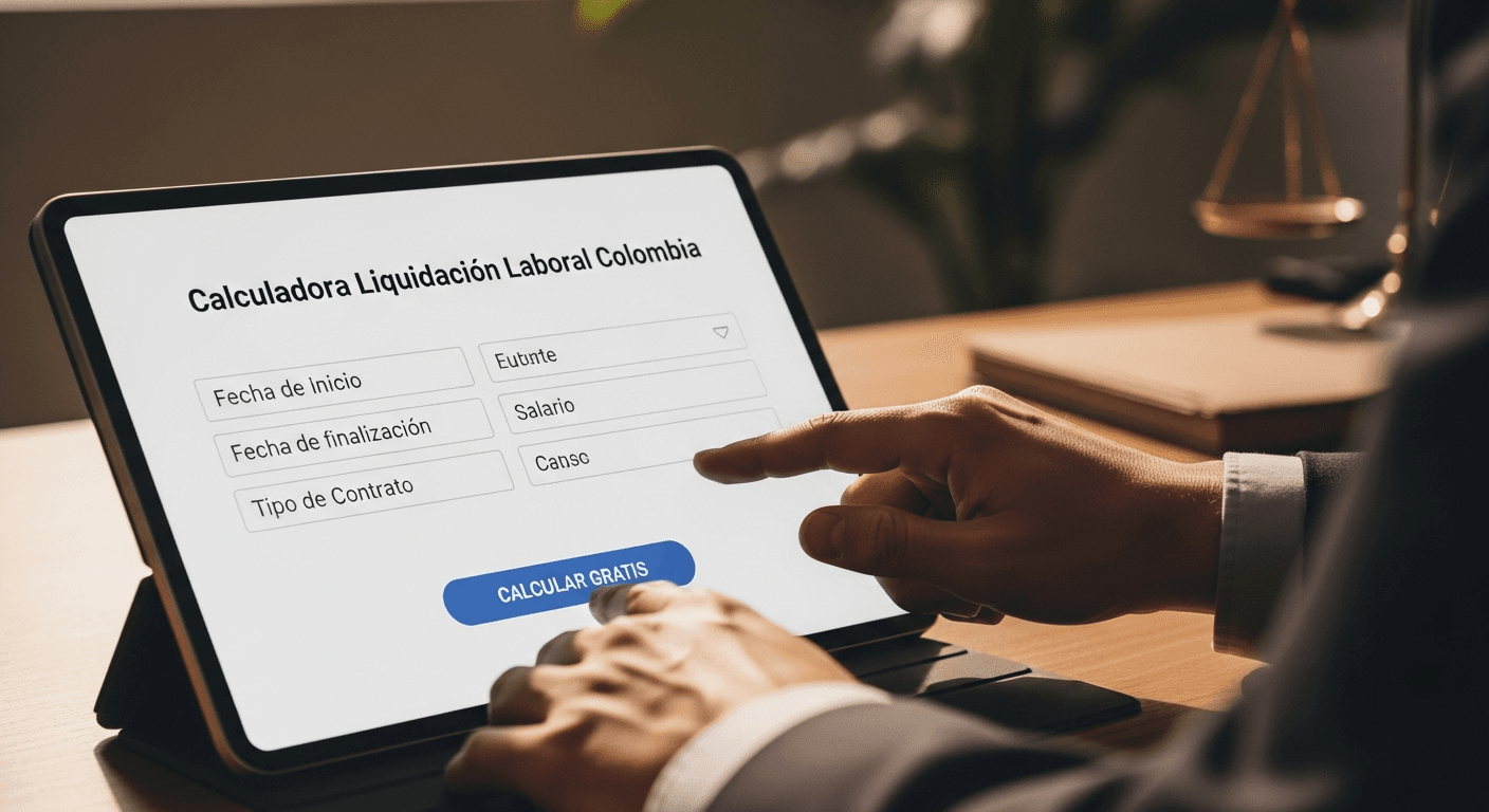 Componentes de la liquidación laboral en Colombia