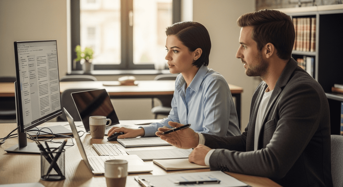 Persona enviando una carta de petición por correo certificado en una oficina postal