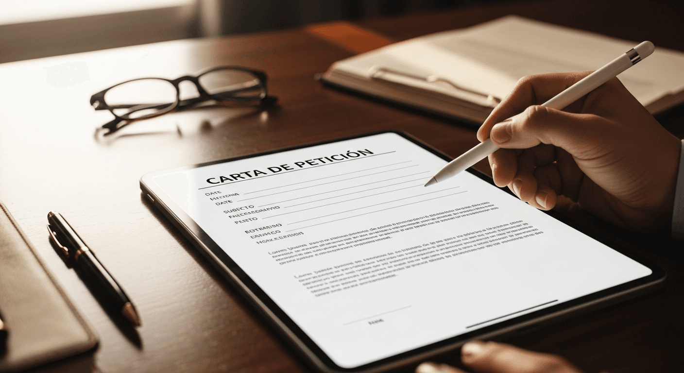 Ejemplo carta peticion derechos formato modelo