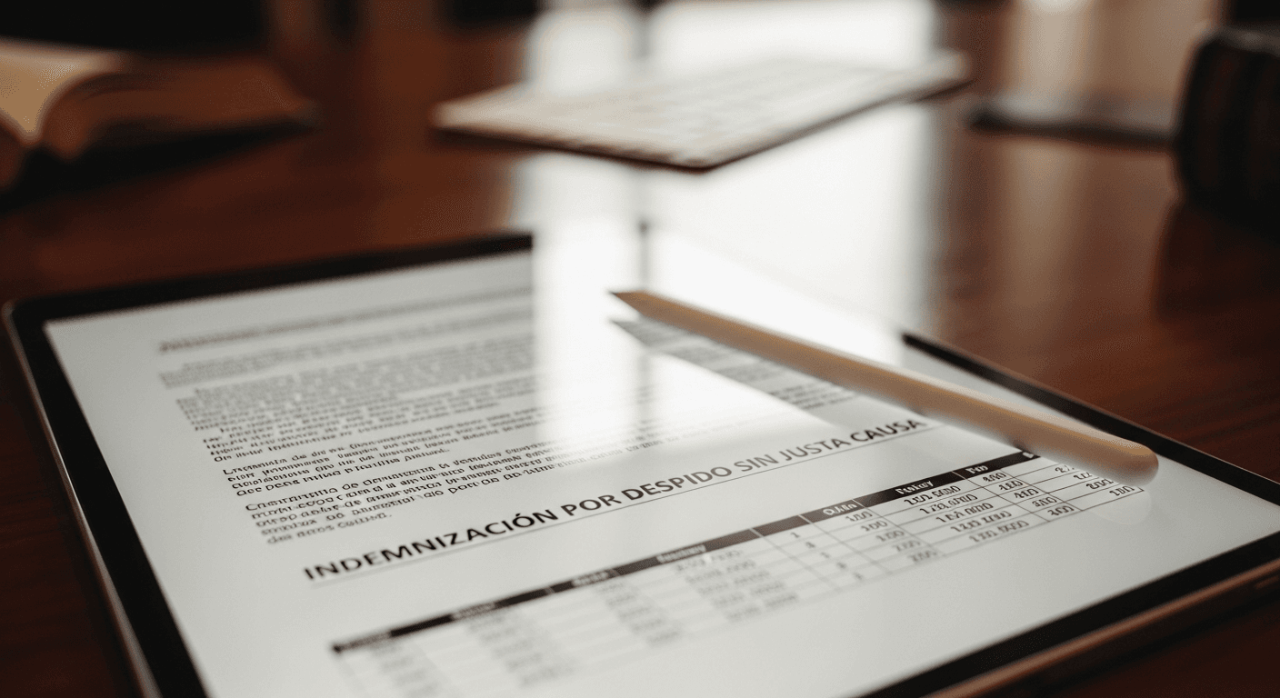 Ejemplo de cálculo indemnización por despido sin justa causa colombia