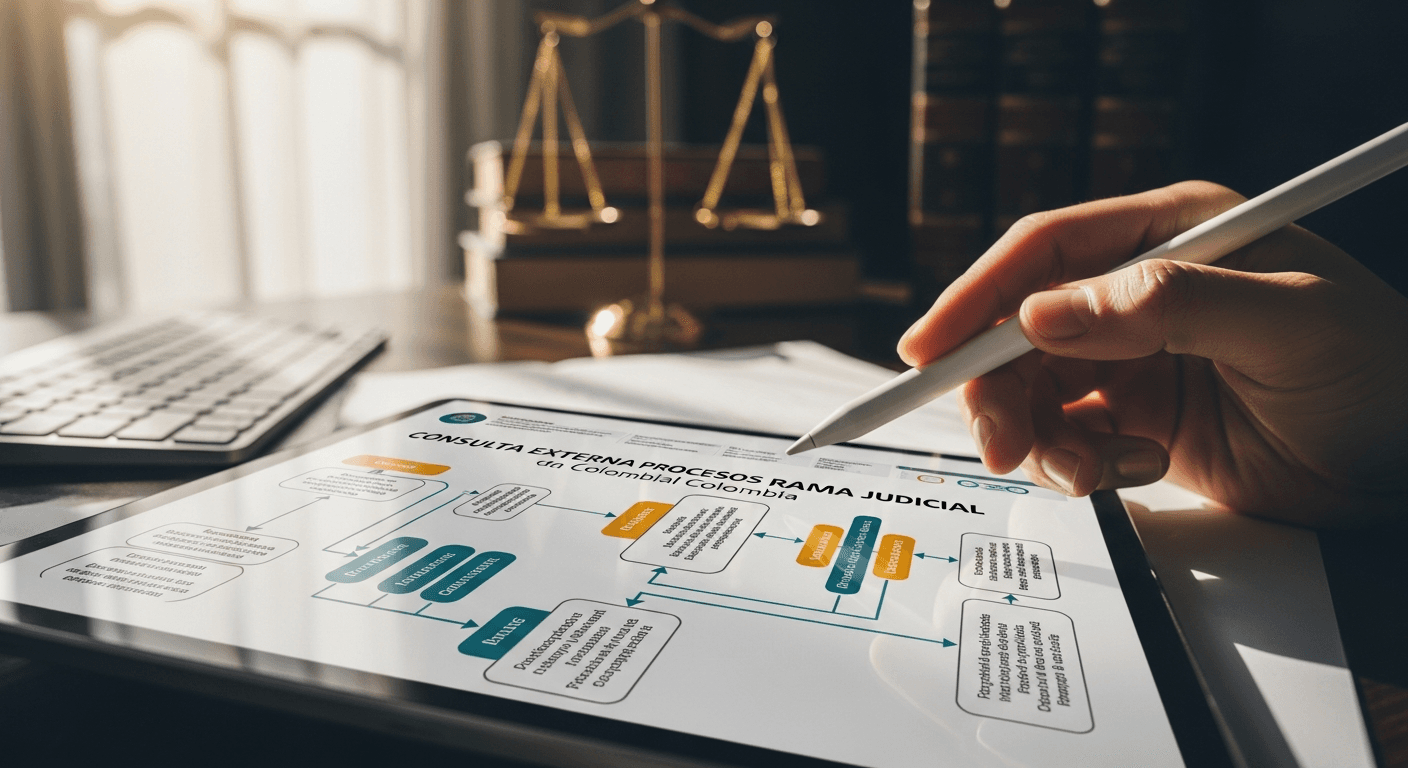 Formulario de consulta externa por número de cédula en el sistema judicial