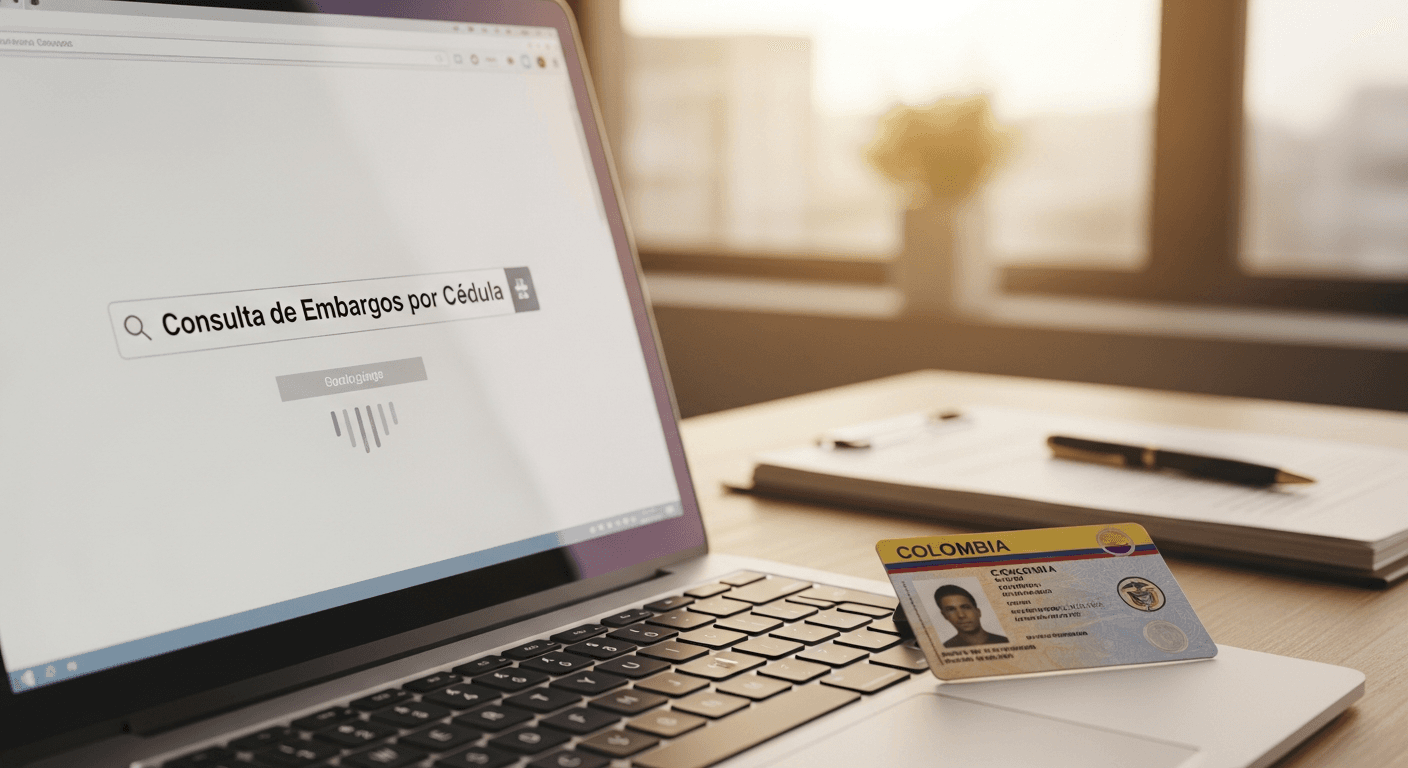 Proceso de consulta de embargos en centrales de riesgo financiero