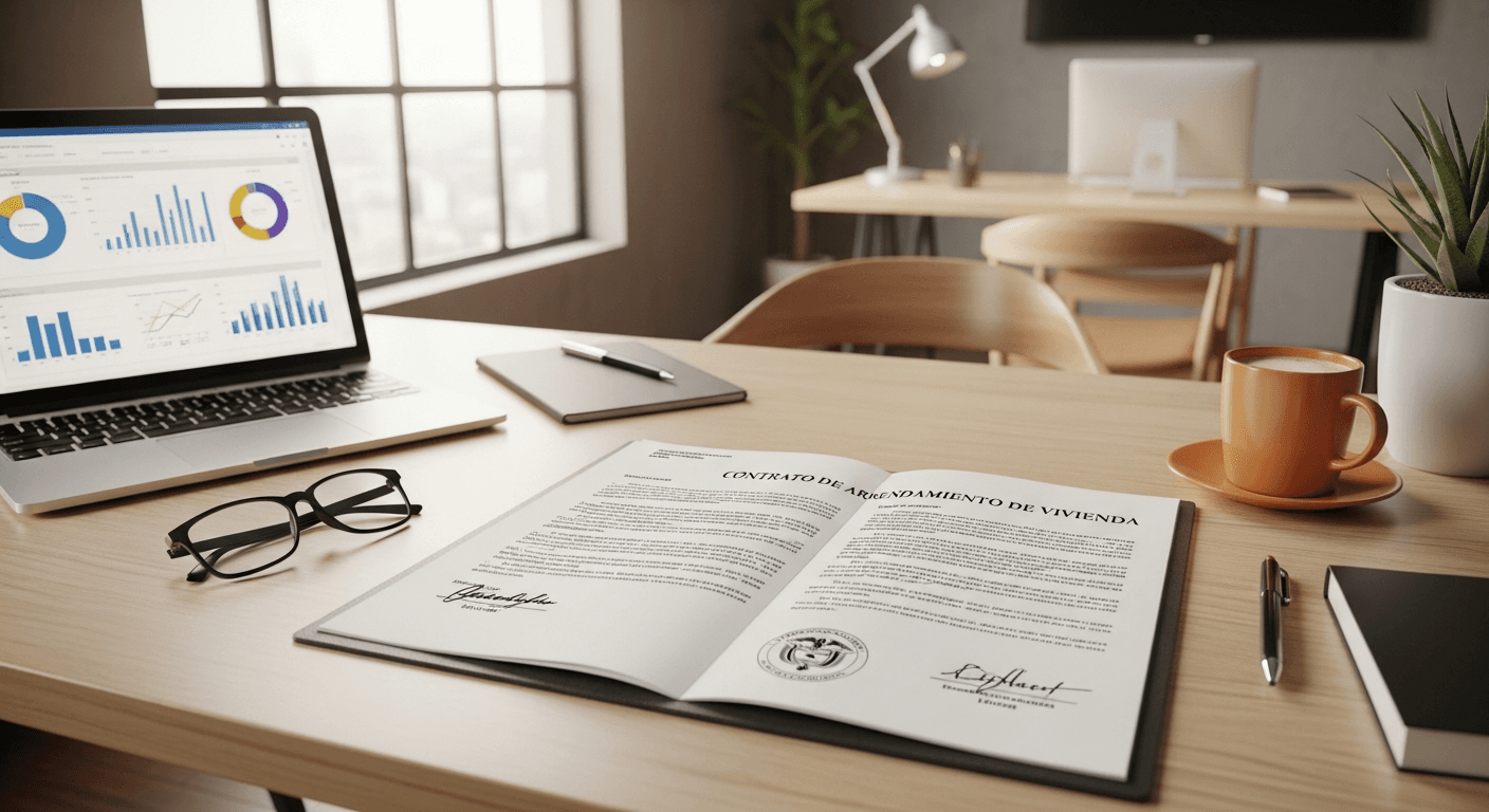 Modelo de contrato de arrendamiento de vivienda Colombia con formato legal actualizado