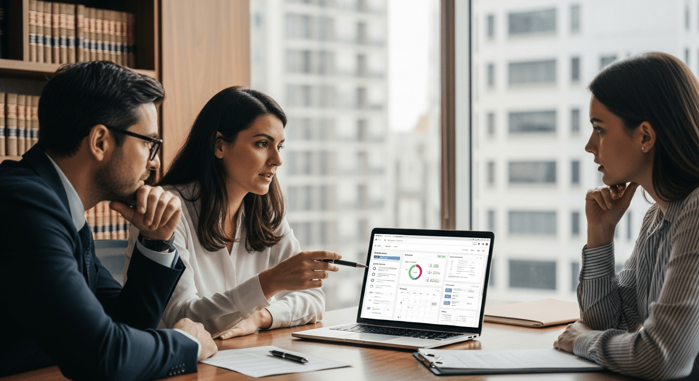 Flujo de seguimiento de clientes potenciales en CRM legal