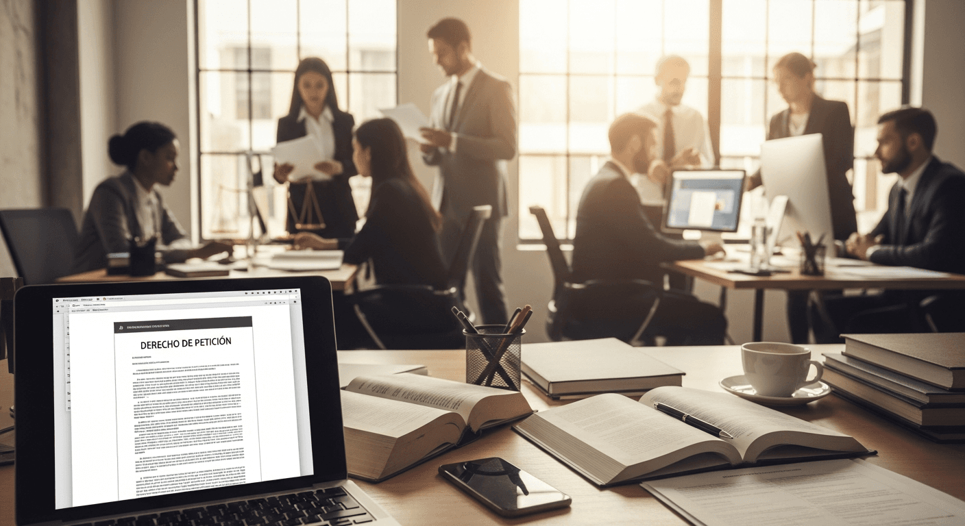 Ejemplo de formato de derecho de petición correctamente diligenciado