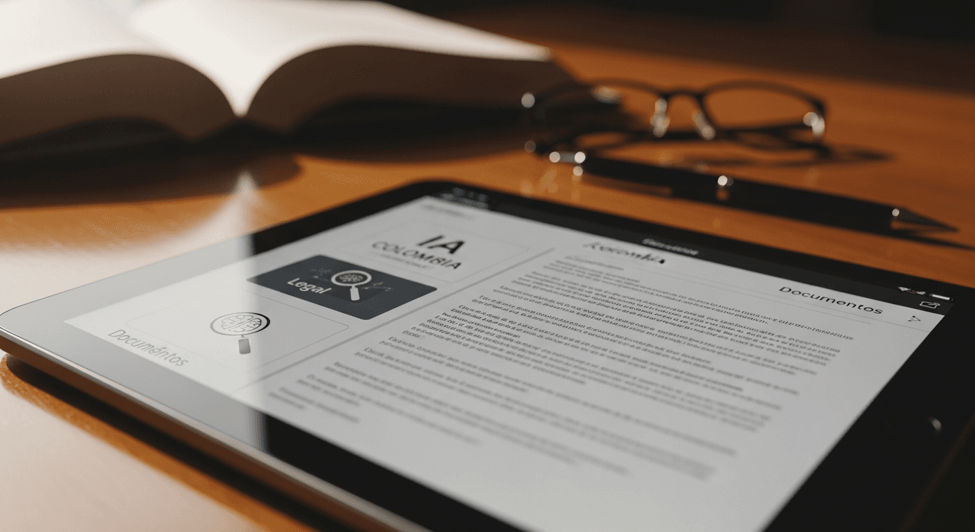 Plataforma LEXIUS mostrando interface de IA para búsqueda de jurisprudencia colombiana gratis