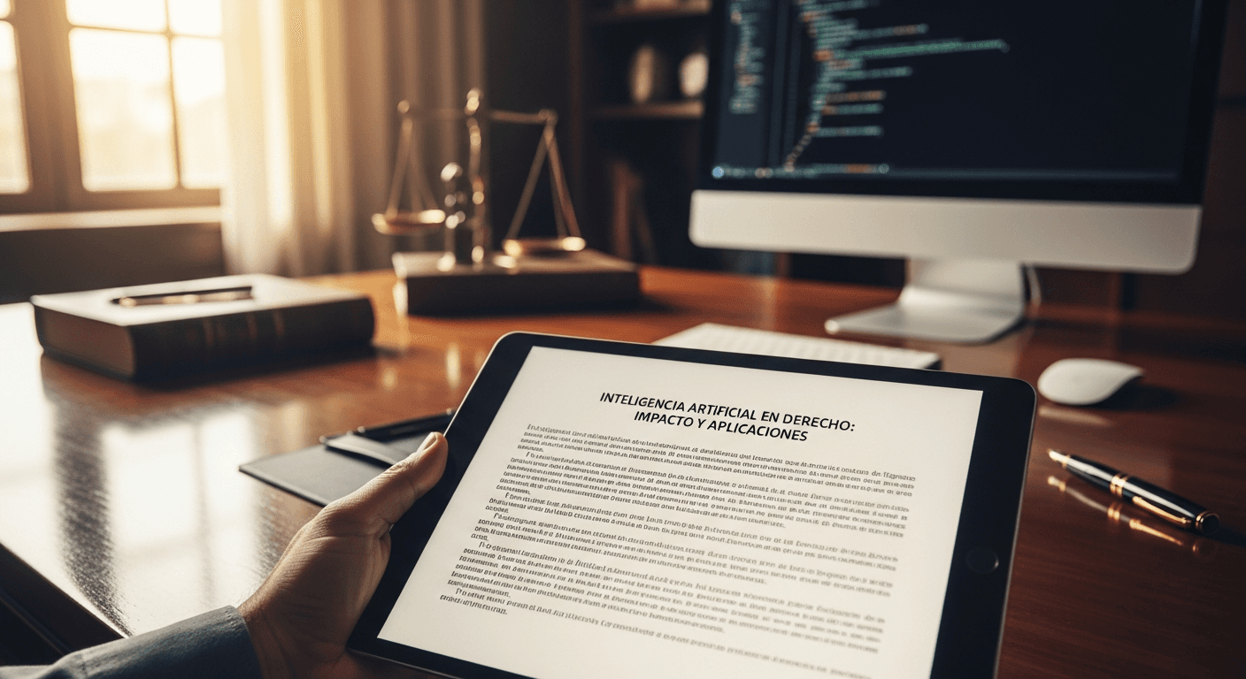 Aplicaciones de inteligencia artificial en derecho transformando la práctica legal