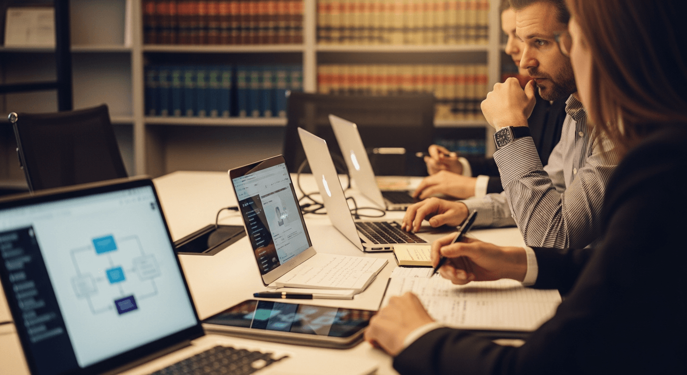 Dashboard mostrando métricas de productividad legal con inteligencia artificial para abogados