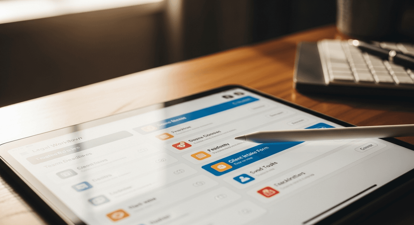 Organized law firm document management system with client-matter structure and version control
