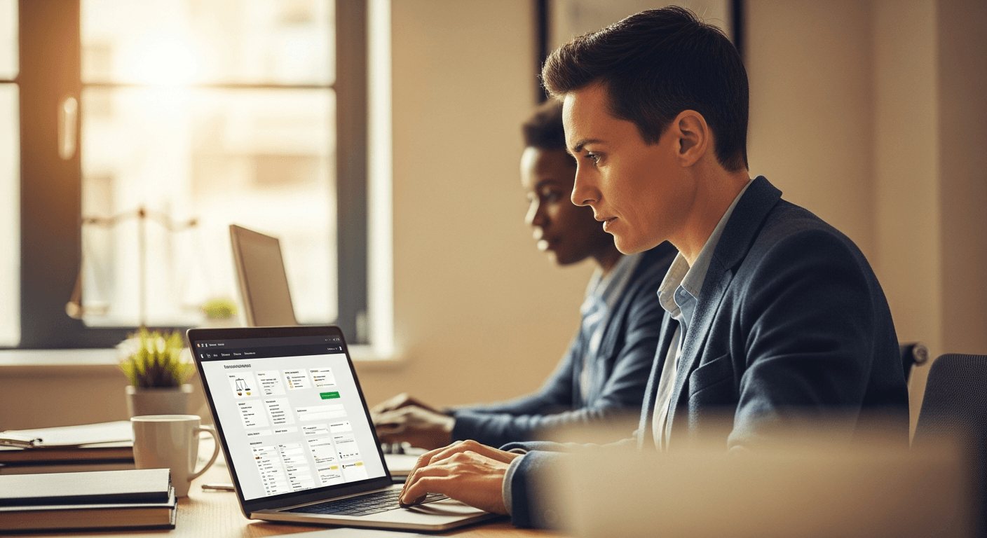 Comparison chart showing different law office management software pricing tiers and features