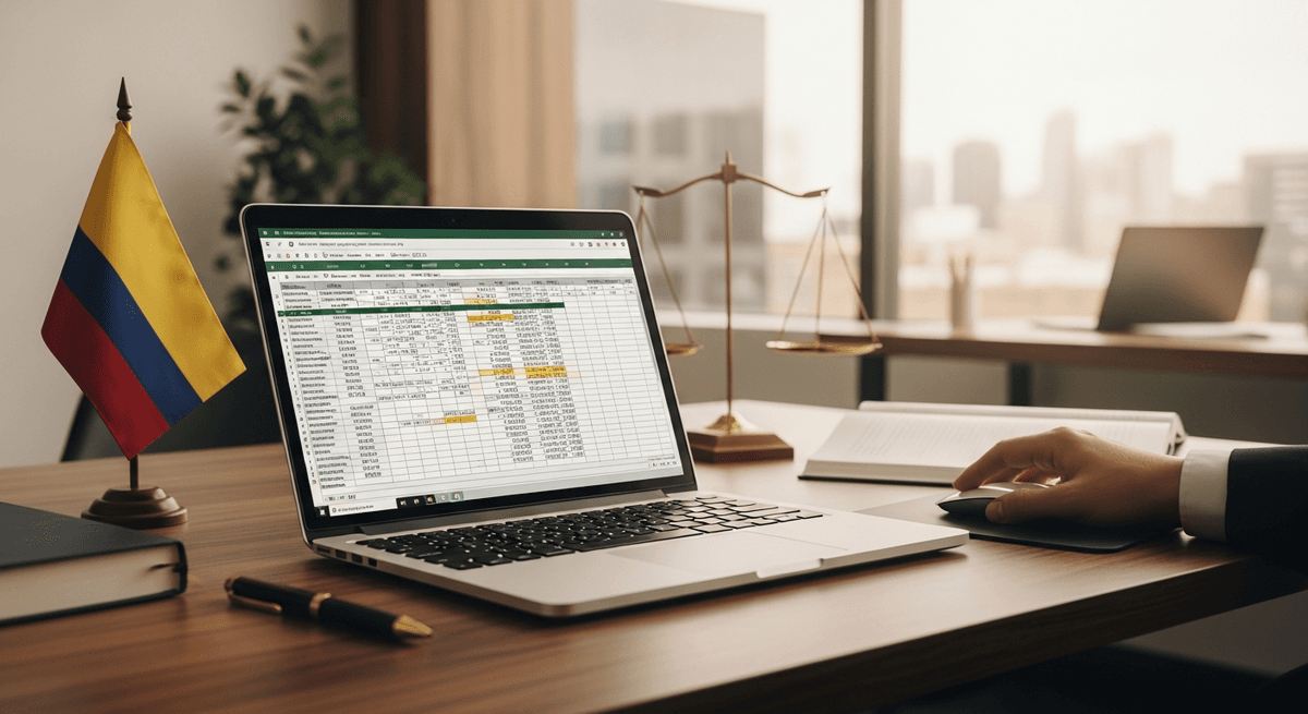 Liquidación de Prestaciones Sociales Excel Colombia