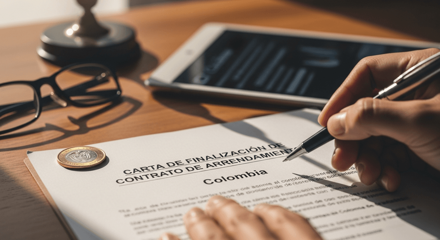 Requisitos legales para terminar contrato de arrendamiento en Colombia
