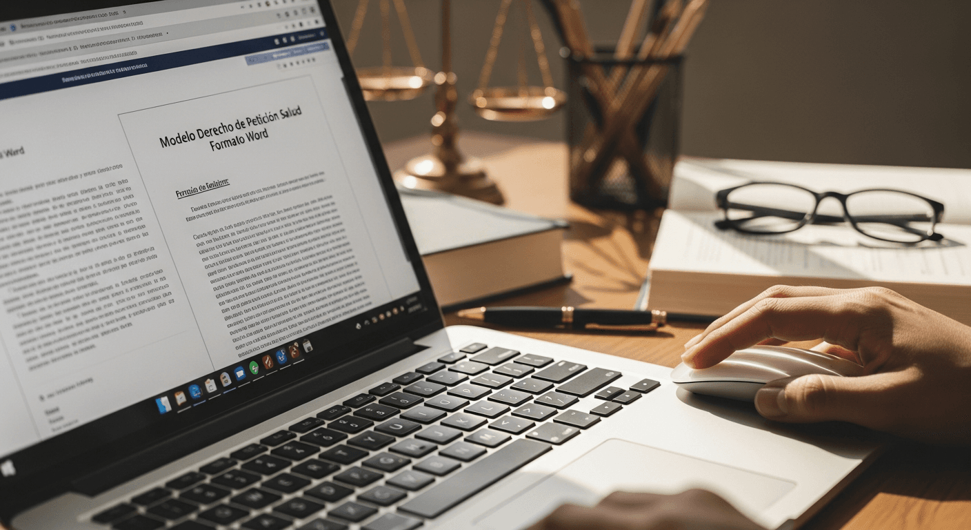 Ejemplo estructura derecho de petición salud con formato correcto