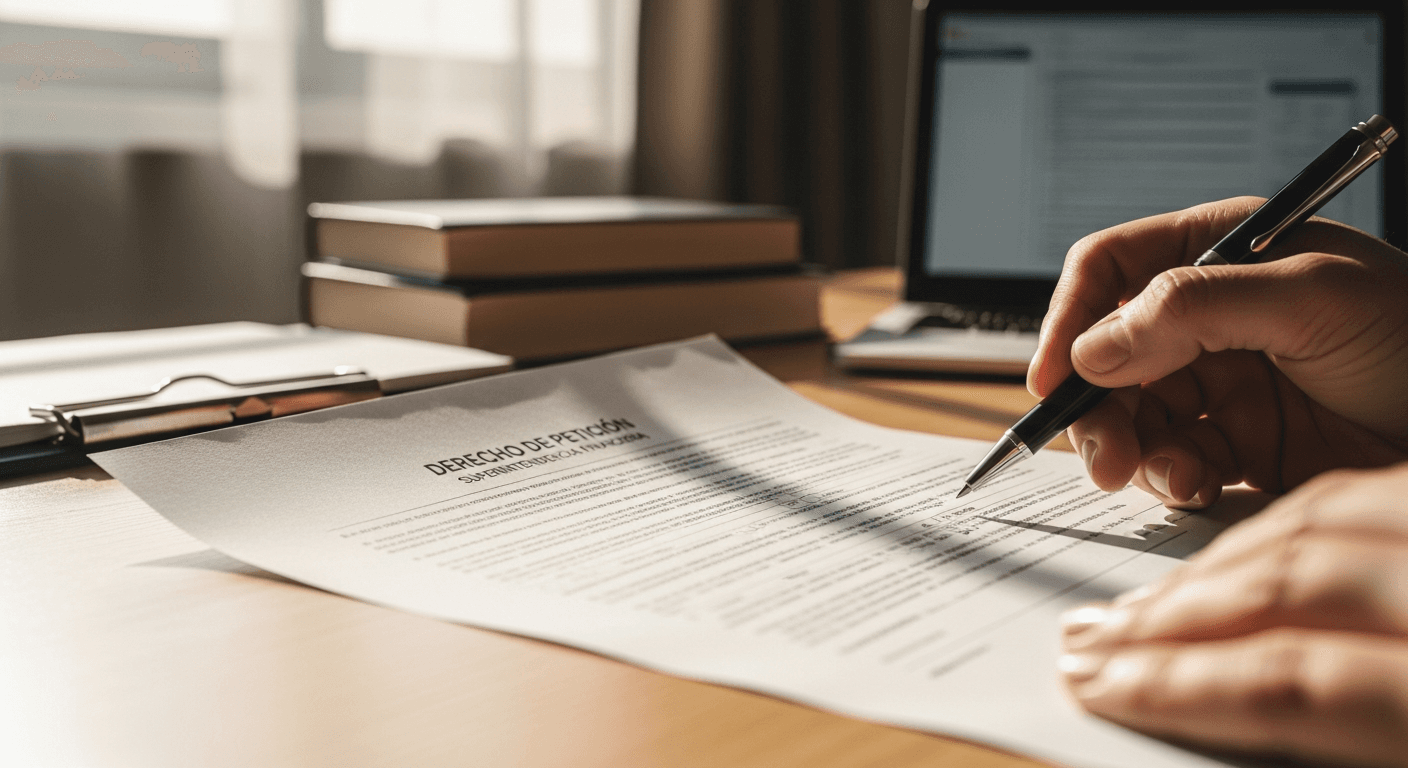 Documentos y formularios para petición ante superintendencia financiera colombiana