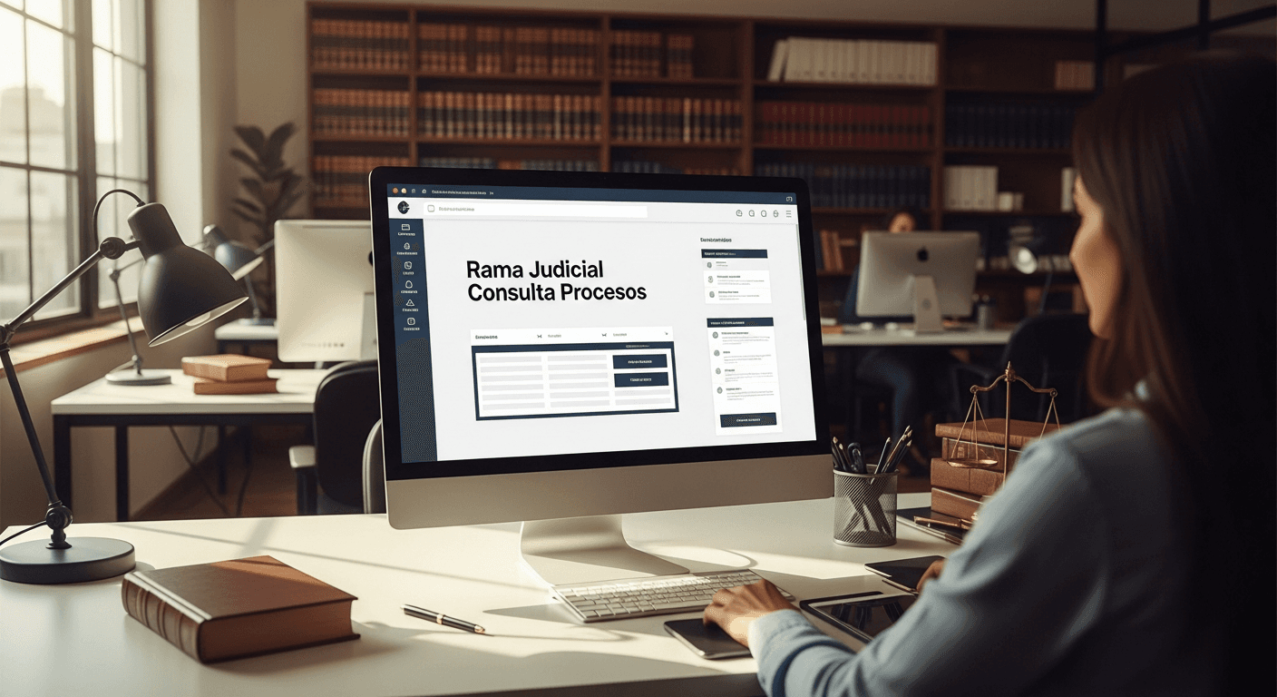 Sistema de consulta de procesos judiciales en la Rama Judicial de Colombia
