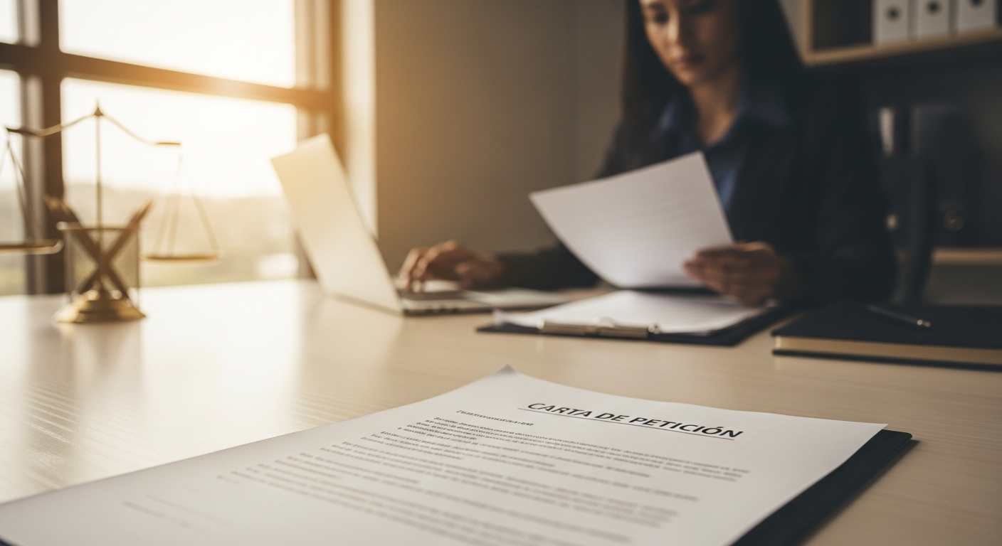 Ejemplo de carta de petición formal dirigida a autoridades colombianas