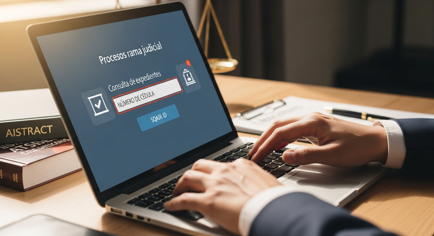 Resultados de búsqueda de procesos judiciales mostrando información detallada por cédula